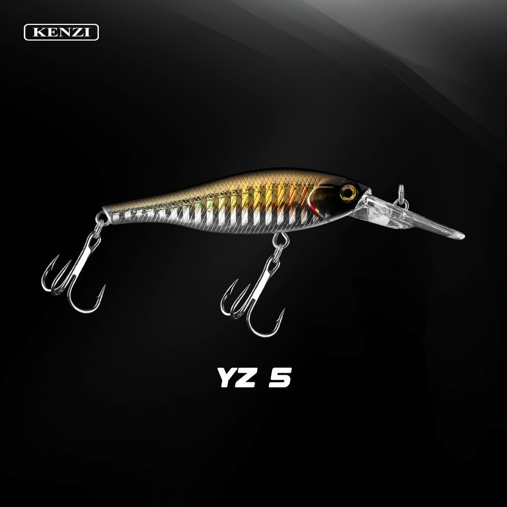 KENZI YOZU  95mm 6.4gr - Umpan Pancing MINNOW FLOATING Lure Mancing Tiruan Ikan Air Laut & Tawar Hard Bait