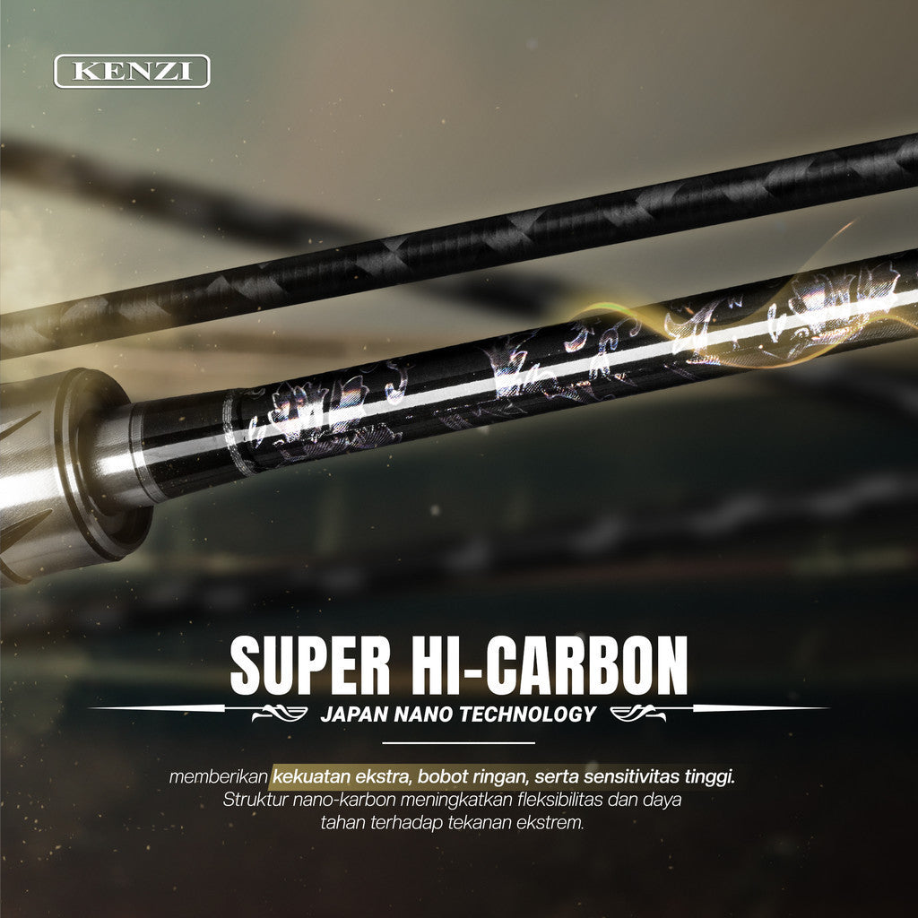 JORAN KENZI GLADIATOR 602 Spinning Solid Carbon Full X-Wrap Fuji Guides 5-12lbs 6-14lbs 7-15lbs 8-17lbs 10-20lbs Casting