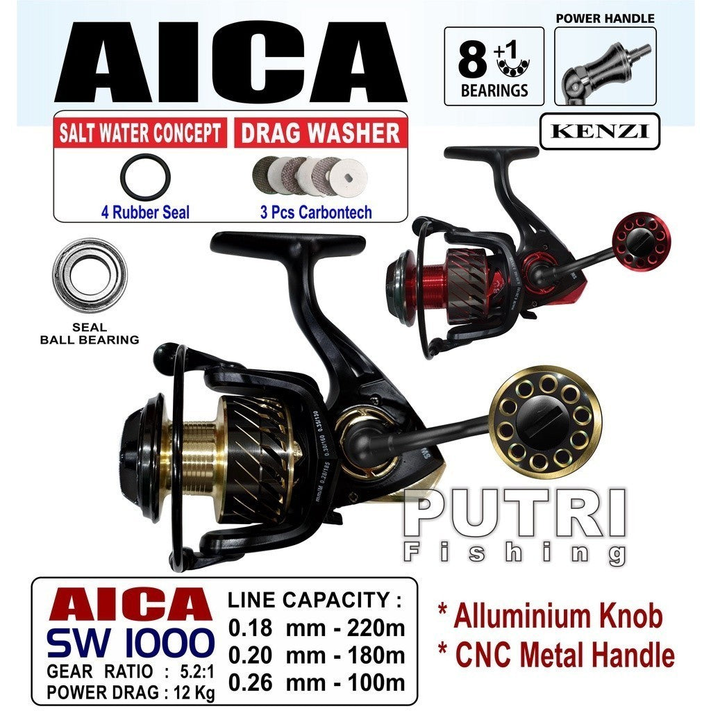 KENZI AICA & AICA PRO SW 1000 2000 3000 5000 6000 - Reel Pancing