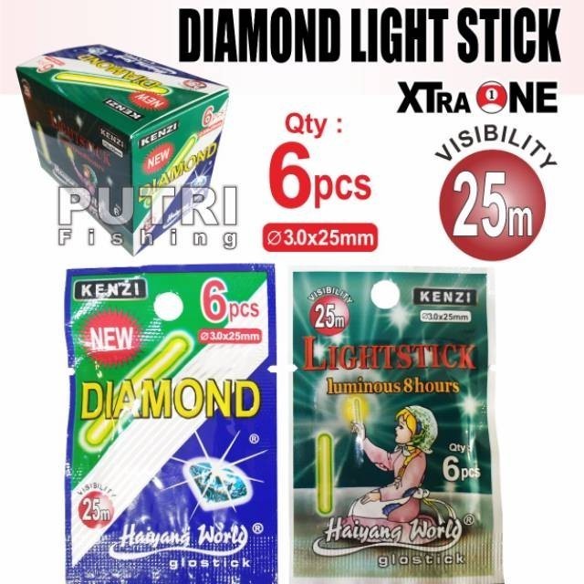 XTRA ONE STARLITE DIAMOND LIGHT STICK SACHET (isi 5 pcs)