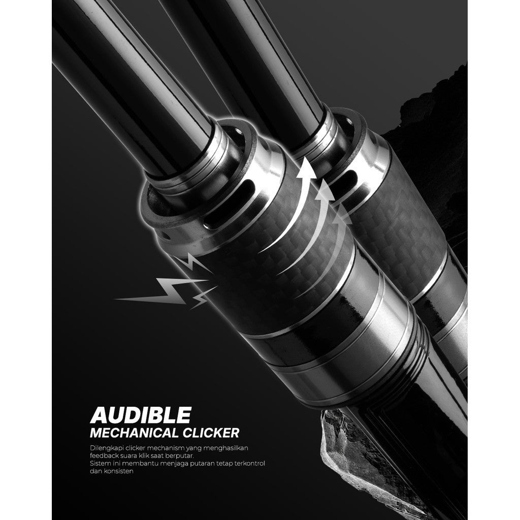 Joran Antena KENZI NAPOLEON 180cm Telescopic Rod 4-10 Lbs 5-12lbs 6-14lbs Carbon Hollow Ring SiC Anti Korosi