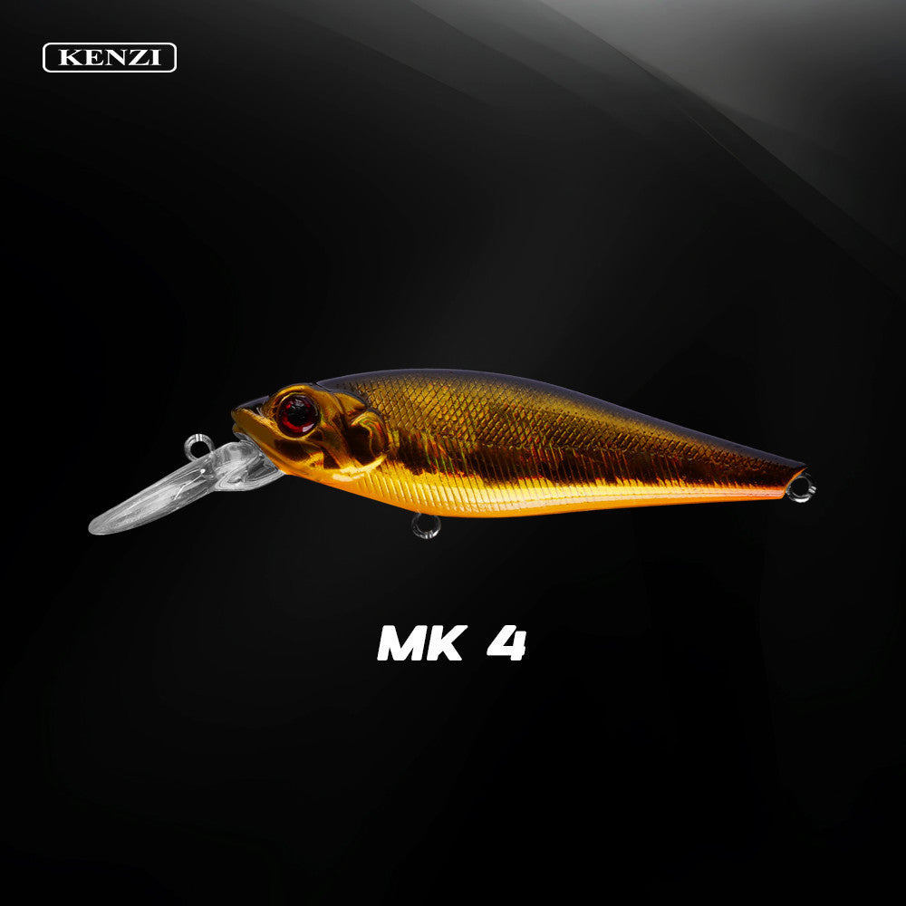 Umpan LURE KENZI MAKO 80mm 11.8gr - MINNOW FLOATING Lures Mata 3D Hook Tajam Kuat Gabus Kerapu Umpan Pancing Realistik