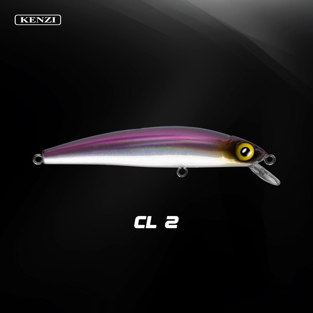 Umpan LURE KENZI CLOVER 80mm 9.3gr - MINNOW FLOATING Umpan Pancing Gabus Nila Hampala Lures with Treble Hook Tajam Kuat