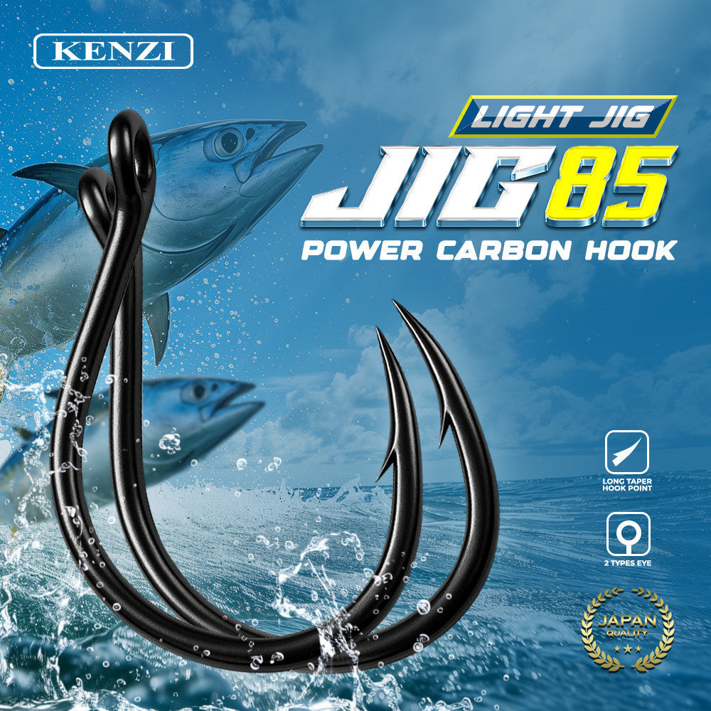 MATA KAIL KENZI JIG 85  Light Jig Power Carbon Hooks