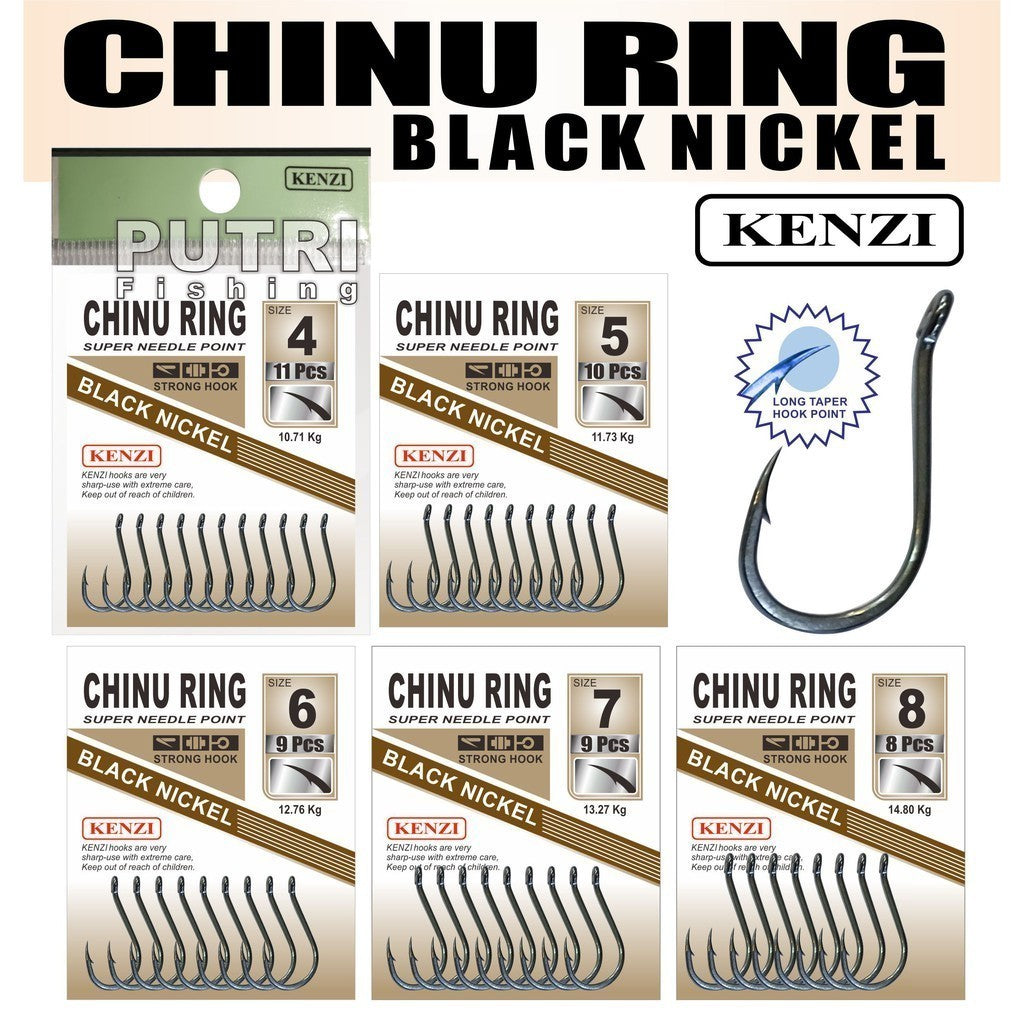 MATA KAIL KENZI CHINU RING BLACK NICKEL SACHET
